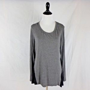 Pebble & Stone Gray and Black Shirt Size XL